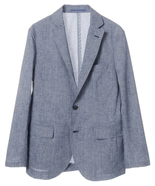 CROWDED CLOSET(クラウデッドクローゼット)の「【COOL DOT(クールドッツ)】ツイルプリントジャケット/セットアップ・別売りパンツ有り(テーラードジャケット・メンズ・ネイビー/グレー/ブルー・01/02/03/04)」の14枚目の写真