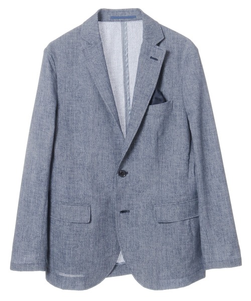 CROWDED CLOSET(クラウデッドクローゼット)の「【COOL DOT(クールドッツ)】ツイルプリントジャケット/セットアップ・別売りパンツ有り(テーラードジャケット・メンズ・ネイビー/グレー/ブルー・01/02/03/04)」の15枚目の写真