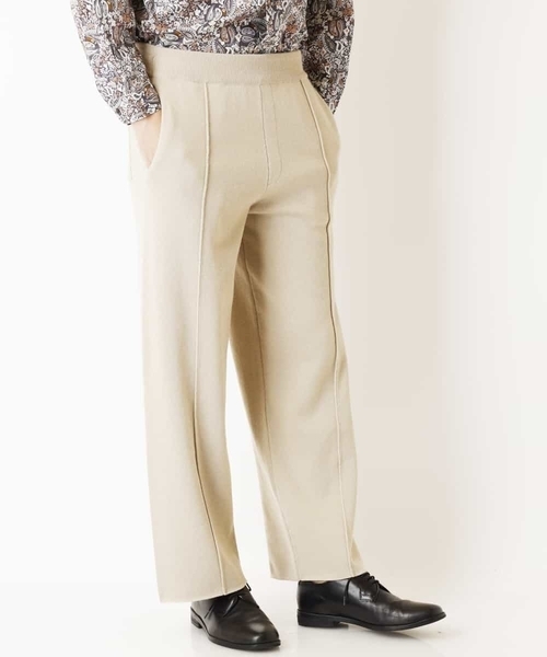 MK MICHEL KLEIN HOMME (エムケーミッシェルクランオム)の「ニットパンツ(その他パンツ・メンズ・アイボリー/ブラック・48/46)」の22枚目の写真