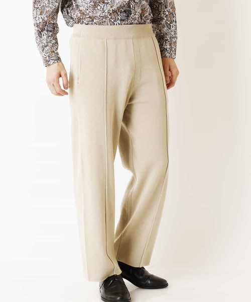MK MICHEL KLEIN HOMME (エムケーミッシェルクランオム)の「ニットパンツ(その他パンツ・メンズ・アイボリー/ブラック・48/46)」の19枚目の写真