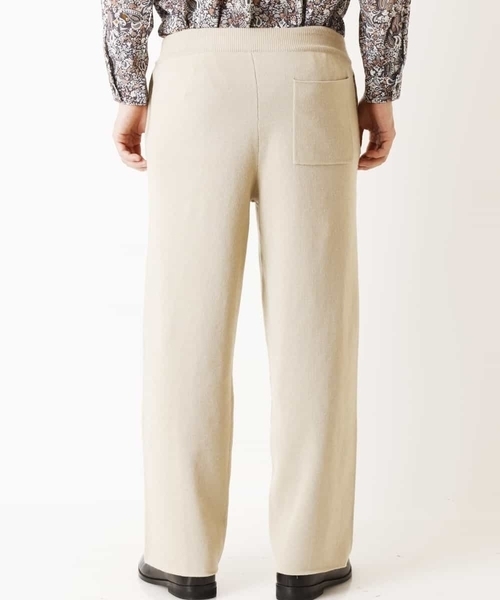 MK MICHEL KLEIN HOMME (エムケーミッシェルクランオム)の「ニットパンツ(その他パンツ・メンズ・アイボリー/ブラック・48/46)」の17枚目の写真