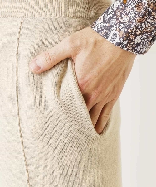 MK MICHEL KLEIN HOMME (エムケーミッシェルクランオム)の「ニットパンツ(その他パンツ・メンズ・アイボリー/ブラック・48/46)」の14枚目の写真