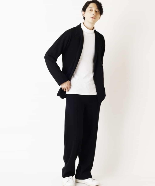 MK MICHEL KLEIN HOMME (エムケーミッシェルクランオム)の「ニットパンツ(その他パンツ・メンズ・アイボリー/ブラック・48/46)」の12枚目の写真
