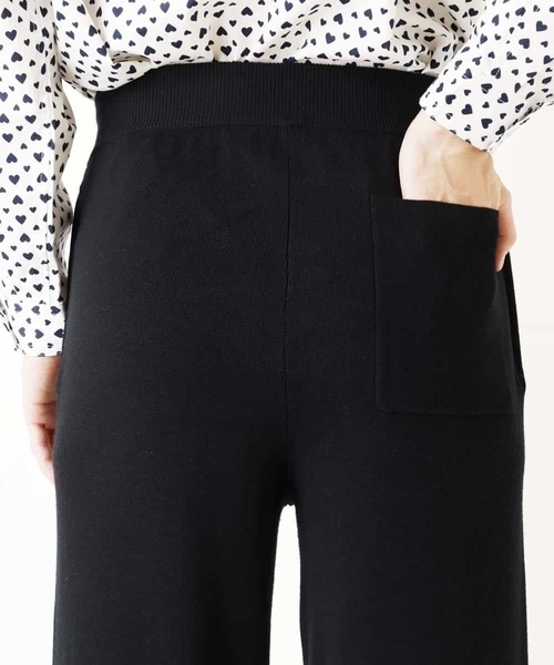 MK MICHEL KLEIN HOMME (エムケーミッシェルクランオム)の「ニットパンツ(その他パンツ・メンズ・アイボリー/ブラック・48/46)」の5枚目の写真