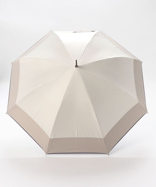 macocca(マコッカ)の「完全遮光 UVカット100% 日傘 晴雨兼用 makez.マケズ ジャンプ傘 パイピング切替(長傘・レディース・ピンクベージュ/ホワイト/グレー/グレイッシュベージュ/モカ/パープル/ネイビー系/ブラウン系・FREE)」の21枚目の写真