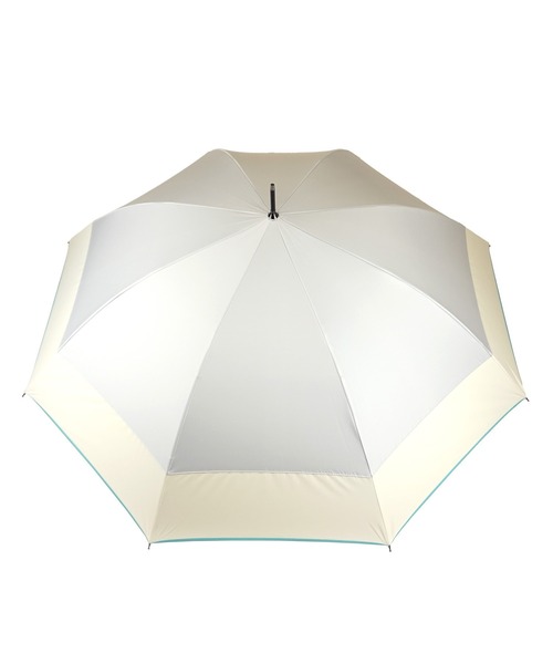 macocca(マコッカ)の「完全遮光 UVカット100% 日傘 晴雨兼用 makez.マケズ ジャンプ傘 パイピング切替(長傘・レディース・ピンクベージュ/ホワイト/グレー/グレイッシュベージュ/モカ/パープル/ネイビー系/ブラウン系・FREE)」の11枚目の写真