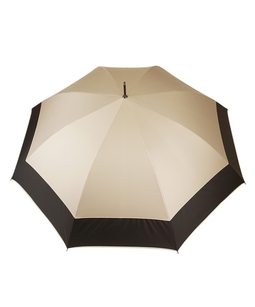 macocca(マコッカ)の「完全遮光 UVカット100% 日傘 晴雨兼用 makez.マケズ ジャンプ傘 パイピング切替(長傘・レディース・ピンクベージュ/ホワイト/グレー/グレイッシュベージュ/モカ/パープル/ネイビー系/ブラウン系・FREE)」の15枚目の写真