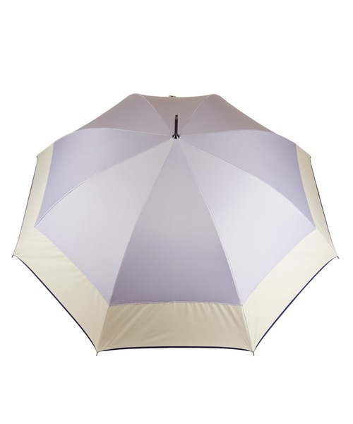 macocca(マコッカ)の「完全遮光 UVカット100% 日傘 晴雨兼用 makez.マケズ ジャンプ傘 パイピング切替(長傘・レディース・ピンクベージュ/ホワイト/グレー/グレイッシュベージュ/モカ/パープル/ネイビー系/ブラウン系・FREE)」の17枚目の写真