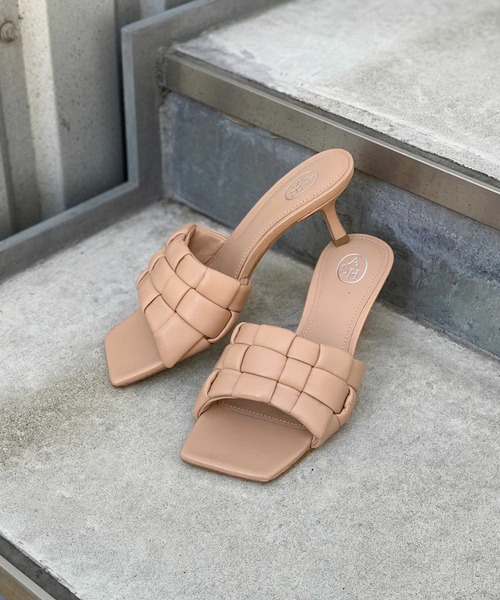 ASH（アッシュ）の「【KIM】パデッドミュールサンダル（サンダル・レディース・ベージュ/ブラック/ラベンダー・35/38/36/39/37）」の12枚目の写真