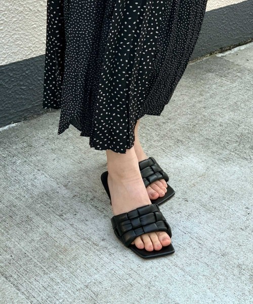 ASH（アッシュ）の「【KIM】パデッドミュールサンダル（サンダル・レディース・ベージュ/ブラック/ラベンダー・35/38/36/39/37）」の5枚目の写真