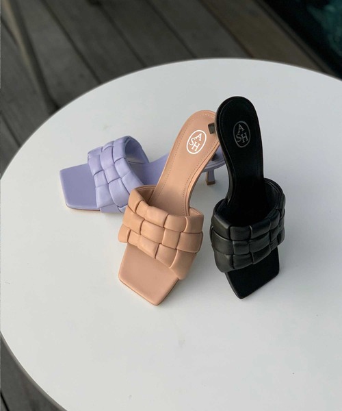 ASH（アッシュ）の「【KIM】パデッドミュールサンダル（サンダル・レディース・ベージュ/ブラック/ラベンダー・35/38/36/39/37）」の11枚目の写真