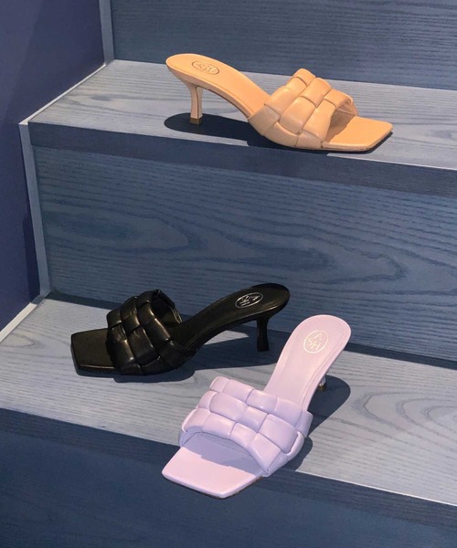 ASH（アッシュ）の「【KIM】パデッドミュールサンダル（サンダル・レディース・ベージュ/ブラック/ラベンダー・35/38/36/39/37）」の20枚目の写真