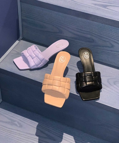 ASH（アッシュ）の「【KIM】パデッドミュールサンダル（サンダル・レディース・ベージュ/ブラック/ラベンダー・35/38/36/39/37）」の18枚目の写真