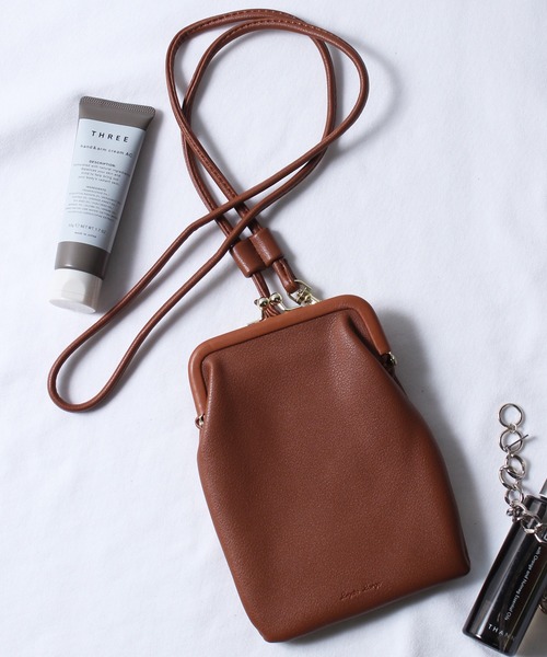 Legato Largo（レガートラルゴ）の「【Legato Largo】レガートラルゴ スマホ ショルダーバッグ ポーチ LH-F2064（ショルダーバッグ・レディース・ブラック/キャメル/グリーン/イエロー/グレイッシュベージュ・FREE）」の14枚目の写真