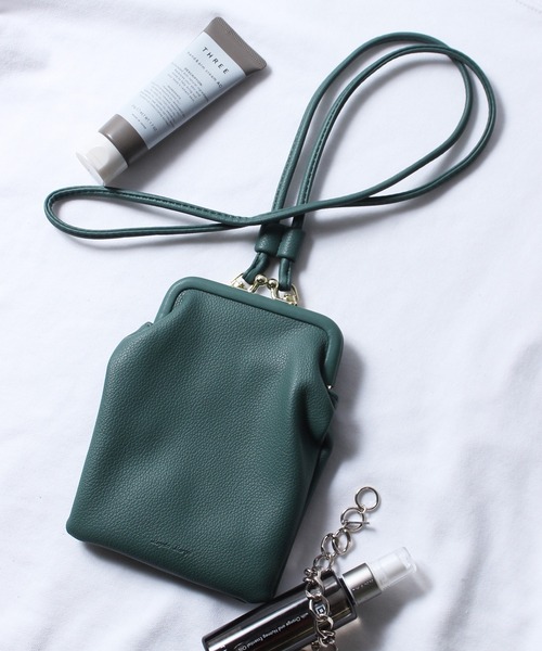 Legato Largo（レガートラルゴ）の「【Legato Largo】レガートラルゴ スマホ ショルダーバッグ ポーチ LH-F2064（ショルダーバッグ・レディース・ブラック/キャメル/グリーン/イエロー/グレイッシュベージュ・FREE）」の12枚目の写真