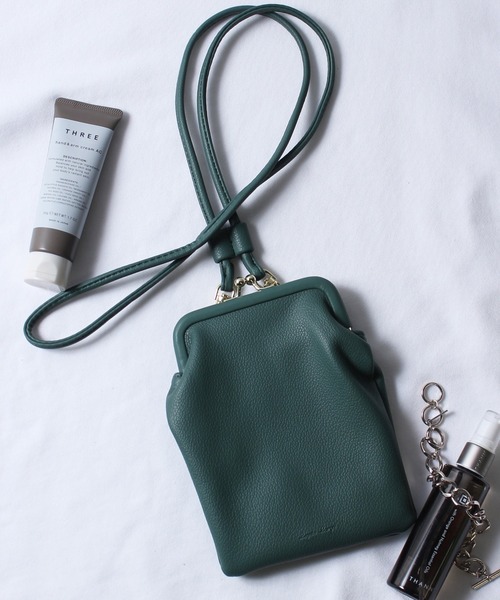 Legato Largo（レガートラルゴ）の「【Legato Largo】レガートラルゴ スマホ ショルダーバッグ ポーチ LH-F2064（ショルダーバッグ・レディース・ブラック/キャメル/グリーン/イエロー/グレイッシュベージュ・FREE）」の21枚目の写真