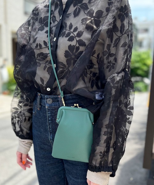 Legato Largo（レガートラルゴ）の「【Legato Largo】レガートラルゴ スマホ ショルダーバッグ ポーチ LH-F2064（ショルダーバッグ・レディース・ブラック/キャメル/グリーン/イエロー/グレイッシュベージュ・FREE）」の18枚目の写真