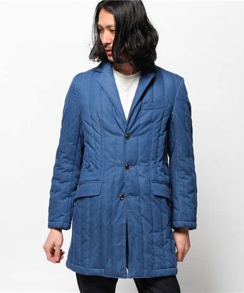 OUTLET（アウトレット）の「【Ciaopanic】デニムDOWNCHESTER（チェスターコート・メンズ・ブルー/インディゴブルー・MEDIUM/LARGE）」の14枚目の写真