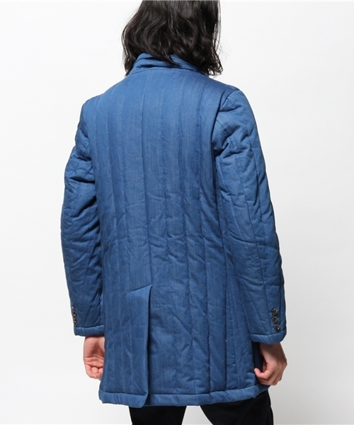 OUTLET（アウトレット）の「【Ciaopanic】デニムDOWNCHESTER（チェスターコート・メンズ・ブルー/インディゴブルー・MEDIUM/LARGE）」の3枚目の写真