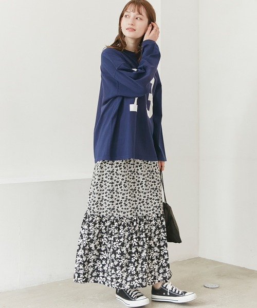 SCREEN STARS（スクリーンスターズ）の「【別注】ナンバリングフットボールTシャツ（Tシャツ/カットソー・レディース・アイボリー/ブルー/ネイビー・M/L）」の18枚目の写真