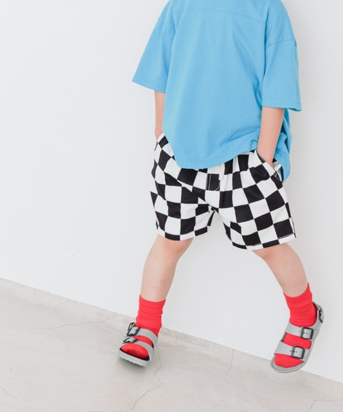 LOWRYS FARM（ローリーズファーム）の「デッキショーツ　274198（その他パンツ・キッズ・ブラック/ブラック系その他/チェック/ホワイト系その他/ピンク/ブラウン系その他/レッド/ブラウン系その他2/グリーン系その他・110cm/140cm/130cm/150cm/120cm）」の9枚目の写真