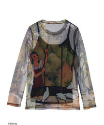 Ameri（アメリ）の「Snow White / SHEER TOP（Tシャツ