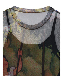 Ameri（アメリ）の「Snow White / SHEER TOP（Tシャツ