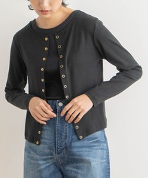 「KHA:KI / カーキ」11ボタンコットンリブカーディガン"11B CTN RIB C/D"