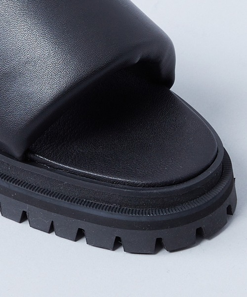 JANESMITH(ジェーンスミス)の「【JANE SMITH(ジェーンスミス)】VIBRAM SOLE LEATHER SLIDE(サンダル・レディース・ブラック/キャメル・37/38/36)」の13枚目の写真