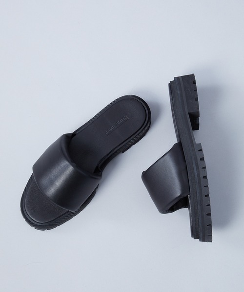 JANESMITH(ジェーンスミス)の「【JANE SMITH(ジェーンスミス)】VIBRAM SOLE LEATHER SLIDE(サンダル・レディース・ブラック/キャメル・37/38/36)」の17枚目の写真