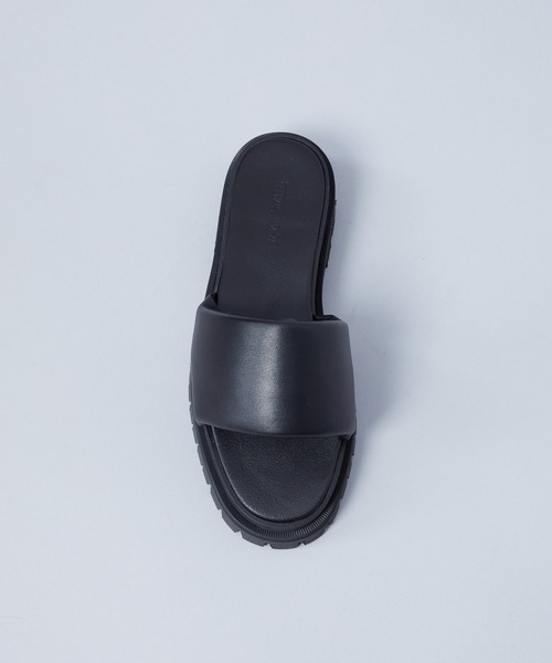 JANESMITH(ジェーンスミス)の「【JANE SMITH(ジェーンスミス)】VIBRAM SOLE LEATHER SLIDE(サンダル・レディース・ブラック/キャメル・37/38/36)」の16枚目の写真