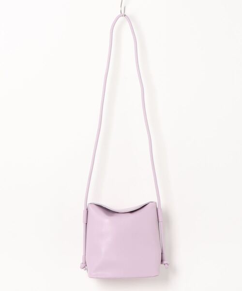CIAOPANIC（チャオパニック）の「シンプルスタックショルダーバッグ（ショルダーバッグ・レディース・ブラック/ベージュ/バイオレット・FREE）」の7枚目の写真