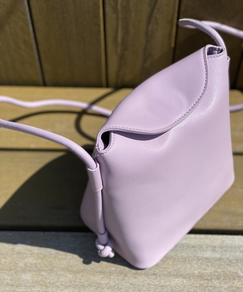 CIAOPANIC（チャオパニック）の「シンプルスタックショルダーバッグ（ショルダーバッグ・レディース・ブラック/ベージュ/バイオレット・FREE）」の18枚目の写真