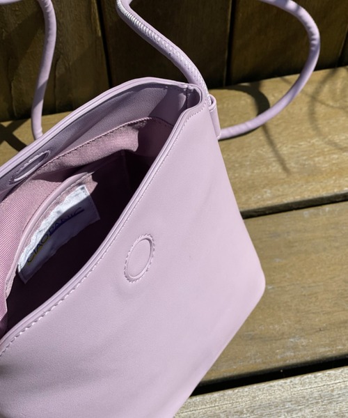 CIAOPANIC（チャオパニック）の「シンプルスタックショルダーバッグ（ショルダーバッグ・レディース・ブラック/ベージュ/バイオレット・FREE）」の5枚目の写真