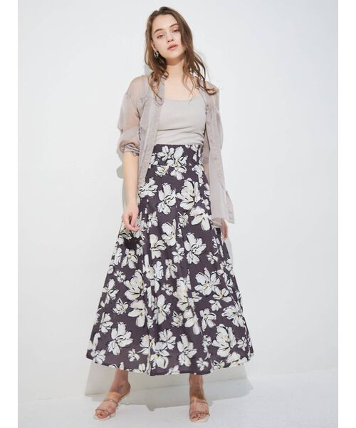 MERCURYDUO（マーキュリーデュオ）の「バックタックスタンドカラーシャツ（シャツ/ブラウス・レディース・オフホワイト/ベージュ・FREE）」の6枚目の写真