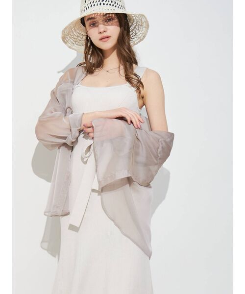 MERCURYDUO（マーキュリーデュオ）の「バックタックスタンドカラーシャツ（シャツ/ブラウス・レディース・オフホワイト/ベージュ・FREE）」の15枚目の写真