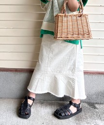 CIAOPANIC TYPY | 【KIDS】フリンジデニムマーメイドスカート(スカート)