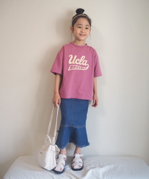 CIAOPANIC TYPY（チャオパニックティピー）の「■【KIDS】フリンジデニムマーメイドスカート（スカート・キッズ・ブルー/アイボリー・SMALL/MEDIUM/LARGE/X-LARGE/XX-LARGE）」の15枚目の写真