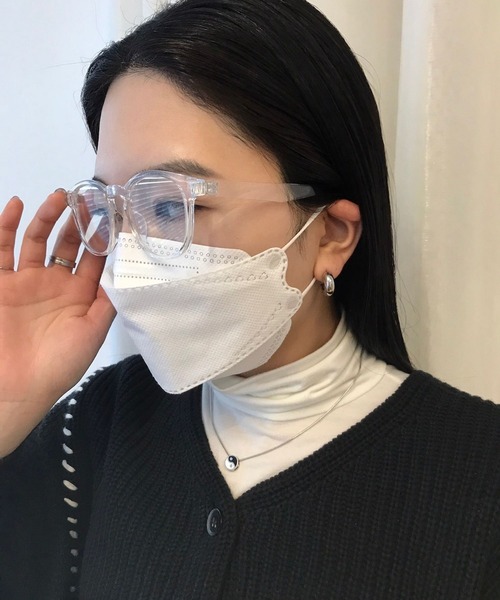 Me%（ミィパーセント）の「プレーンウェリントンメガネ（メガネ・レディース・ブラック/ベージュ/その他・FREE）」の12枚目の写真