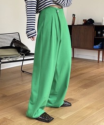 【chuclla】【2022/SS】Cross waist color wide pants chw22s097