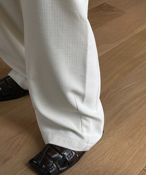 chuclla(チュクラ)の「【chuclla】【2022/SS】Cross waist color wide pants chw22s097(その他パンツ・レディース・アイボリー/グリーン・S/M/L)」の6枚目の写真
