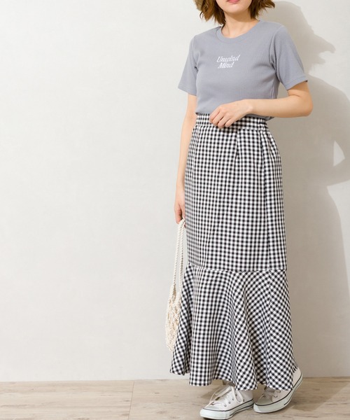 SpRay(スプレイ)の「テレコロゴ刺繍Tシャツ(Tシャツ/カットソー・レディース・ブラック/オフホワイト/ラベンダー/ブルー系その他/ピンク系その他・FREE)」の16枚目の写真