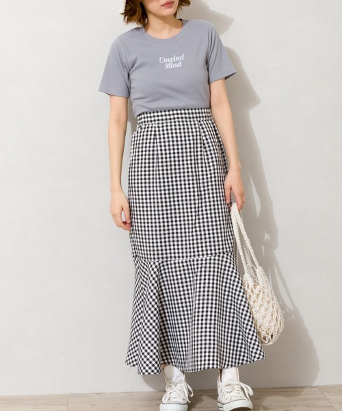 SpRay(スプレイ)の「テレコロゴ刺繍Tシャツ(Tシャツ/カットソー・レディース・ブラック/オフホワイト/ラベンダー/ブルー系その他/ピンク系その他・FREE)」の17枚目の写真