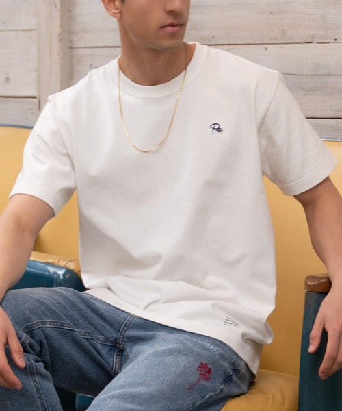 #Re:room（リルーム）の「ワンポイントベーシックTシャツ”Re:”（Tシャツ/カットソー・メンズ・ホワイト/ブラック・M-L/L-XL/S-M/XS-S）」の2枚目の写真