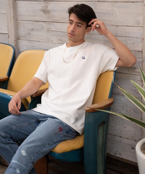 #Re:room（リルーム）の「ワンポイントベーシックTシャツ”Re:”（Tシャツ/カットソー・メンズ・ホワイト/ブラック・M-L/L-XL/S-M/XS-S）」の14枚目の写真
