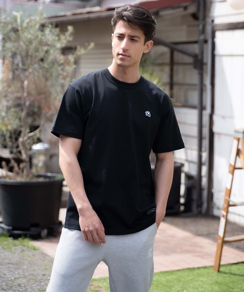 #Re:room（リルーム）の「ワンポイントベーシックTシャツ”Re:”（Tシャツ/カットソー・メンズ・ホワイト/ブラック・M-L/L-XL/S-M/XS-S）」の6枚目の写真
