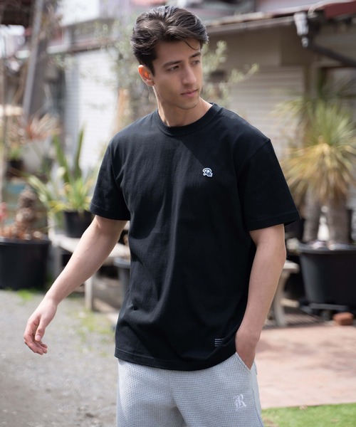 #Re:room（リルーム）の「ワンポイントベーシックTシャツ”Re:”（Tシャツ/カットソー・メンズ・ホワイト/ブラック・M-L/L-XL/S-M/XS-S）」の19枚目の写真