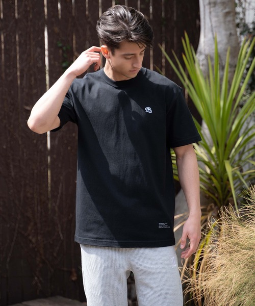 #Re:room（リルーム）の「ワンポイントベーシックTシャツ”Re:”（Tシャツ/カットソー・メンズ・ホワイト/ブラック・M-L/L-XL/S-M/XS-S）」の17枚目の写真