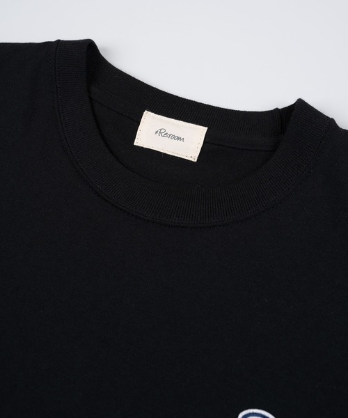 #Re:room（リルーム）の「ワンポイントベーシックTシャツ”Re:”（Tシャツ/カットソー・メンズ・ホワイト/ブラック・M-L/L-XL/S-M/XS-S）」の5枚目の写真