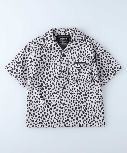 CAMP7(キャンプセブン)の「【CAMP7】ビッグポケットシャツ(シャツ/ブラウス・キッズ・ブラック/ベージュ/ブラック×グレー・150/130/140/120/105/160)」の2枚目の写真